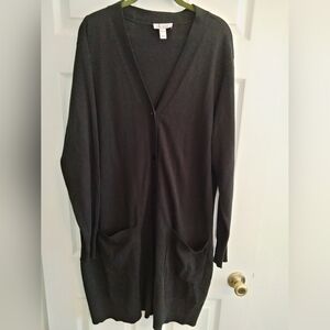Women's Black Cardigan Sweater